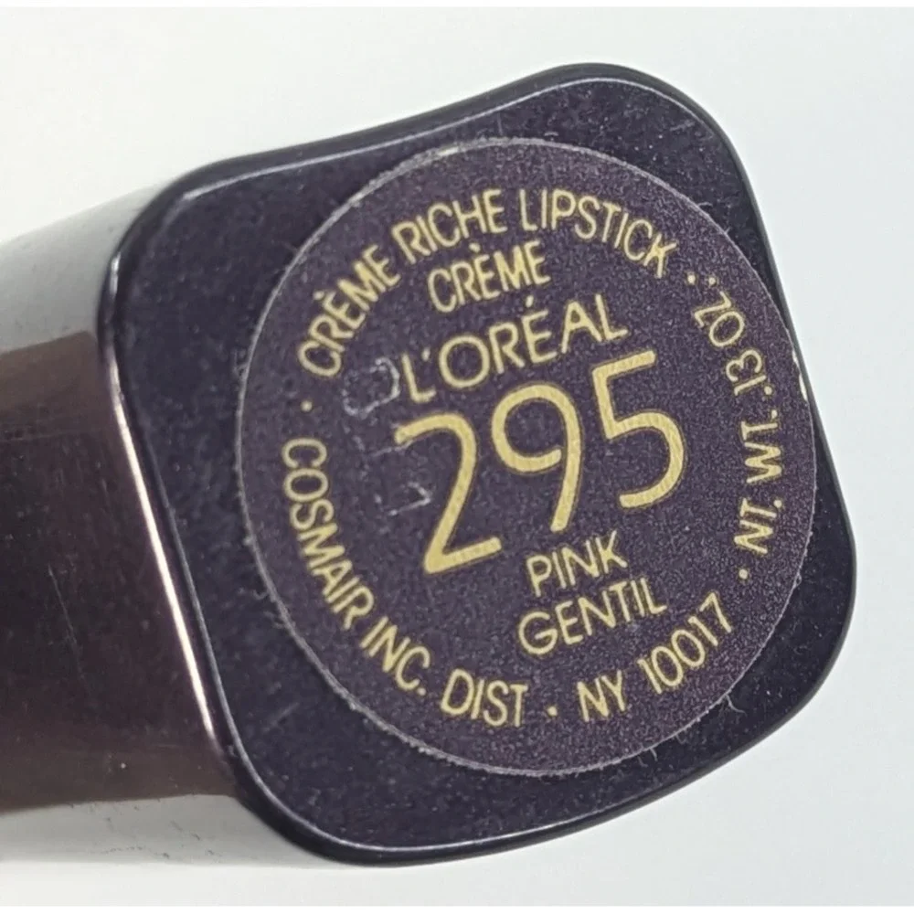 295 PINK GENTIL💋New‎ L'oreal Creme Riche Lipstick Discontinued Rare Vintage